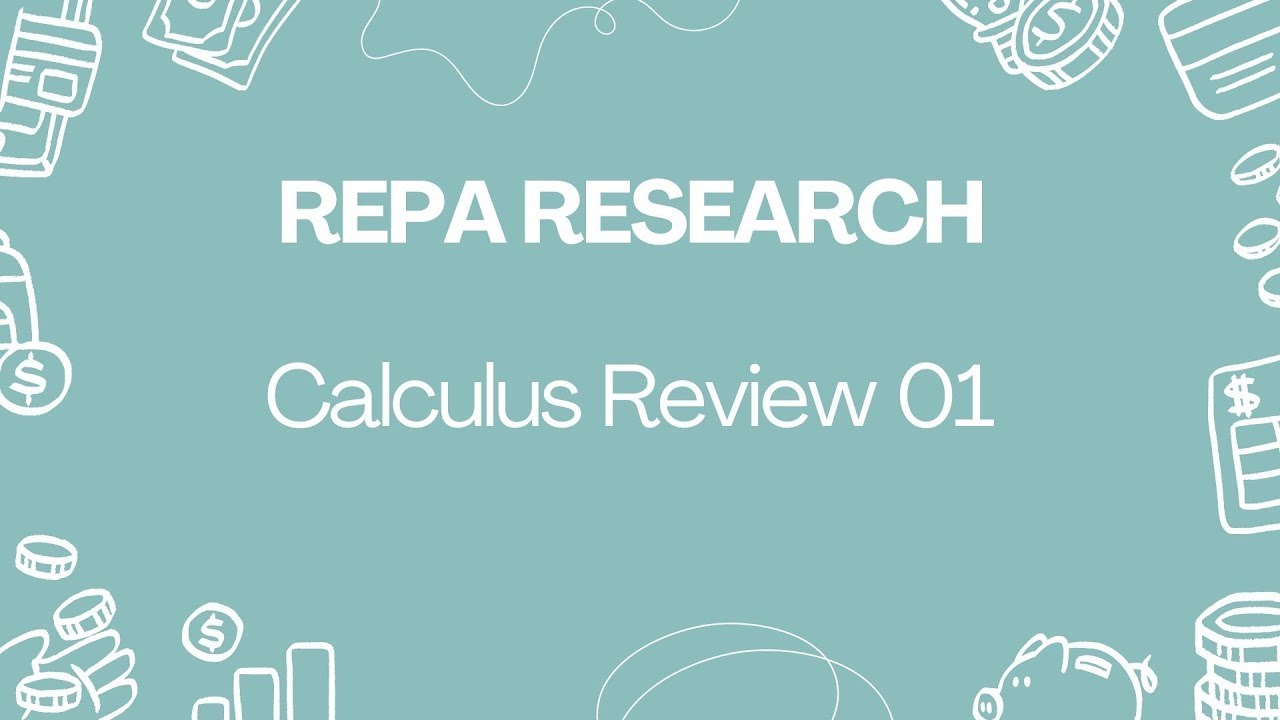 Calculus Review 01 - YouTube