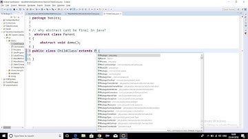 Core Java Interview Question - Why abstract members can