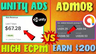 Unity ads vs Admob | Unity ads earning trick | Admob earning trick | Unity Latest SDK | Admob SDK