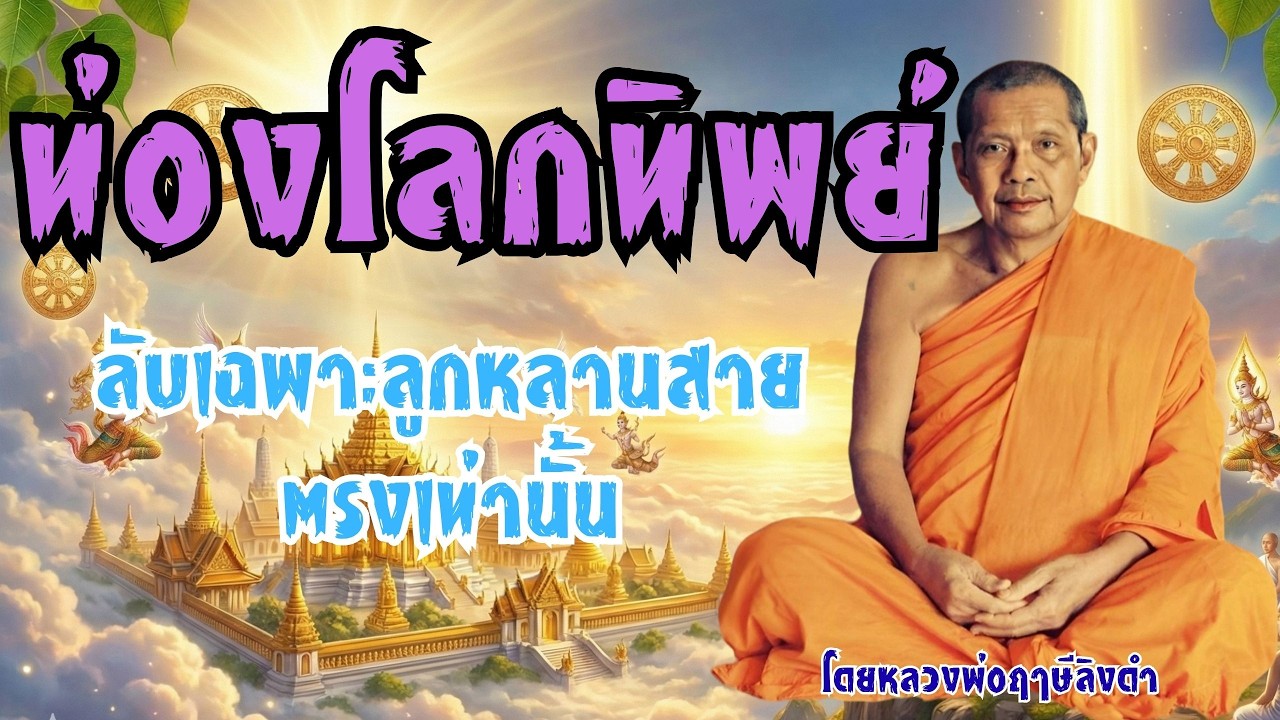 ท่องโลกทิพย์! ลับเฉพาะลูกหลานสายตรงเท่านั้น โดยหลวงพ่อฤๅษีลิงดำ วัดท่าซุง