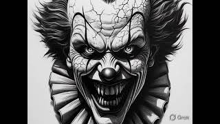 Evil Clown Tattoo Design 😈 Dark Ink Transformation #Shorts
