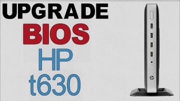 Bios Upgrade | HP t630 Thin Client