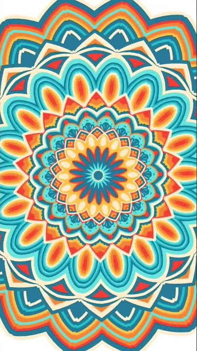 Art Therapy: Handpan Mandala Kaleidoscope Relaxation