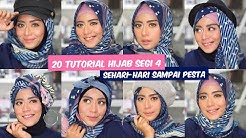 Tutorial Hijab Segi Empat Voal Motif | Style sehari-hari sampai pesta! - Durasi: 15.38. 