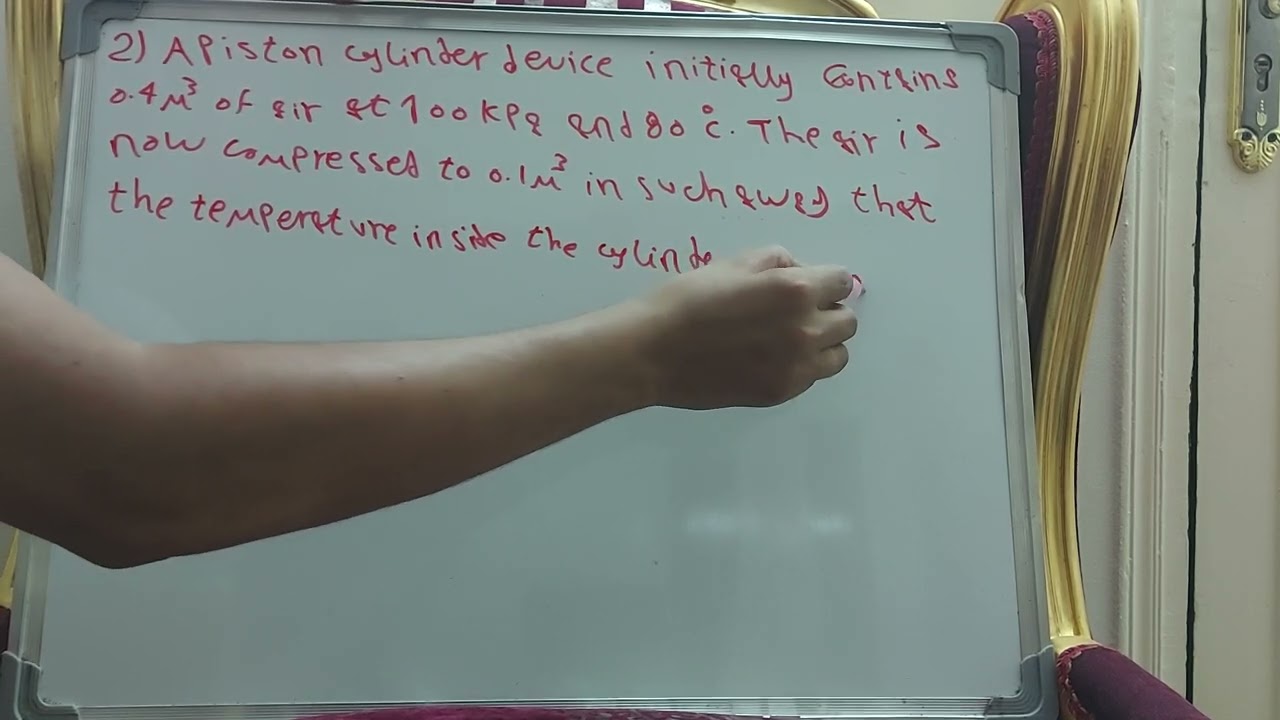 Thermodynamics 33 (examples of chapter 3) مسائل ديناميكا حراريه