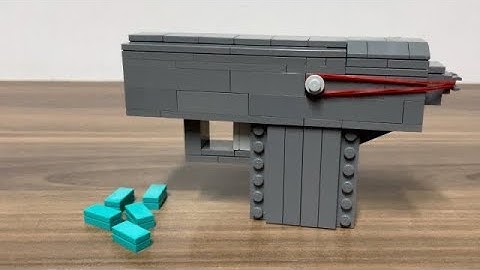How to Build a Working Lego Gun - No Technic Pieces