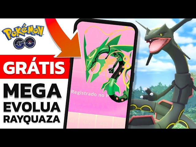 Mega evolução de Rayquaza, revelada