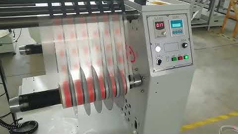 lingtie rewinding and slitting machine fast speed and easy to use