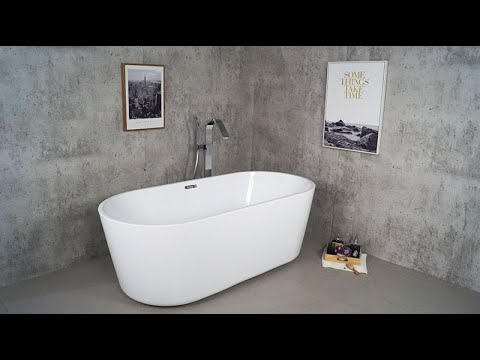 Portable Bathtub,70’’Oval Acrylic portable Bathtub for Adult C6202B