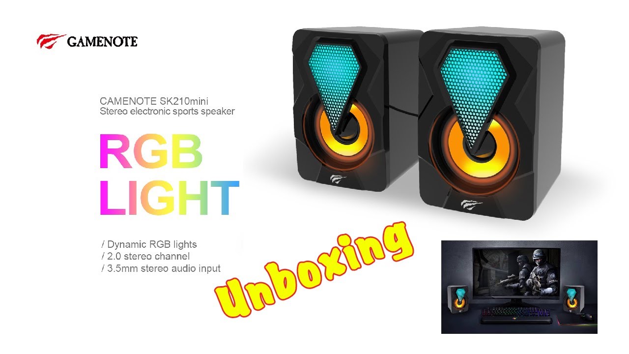 Havit HV-SK210 RGB Light USB Speaker 