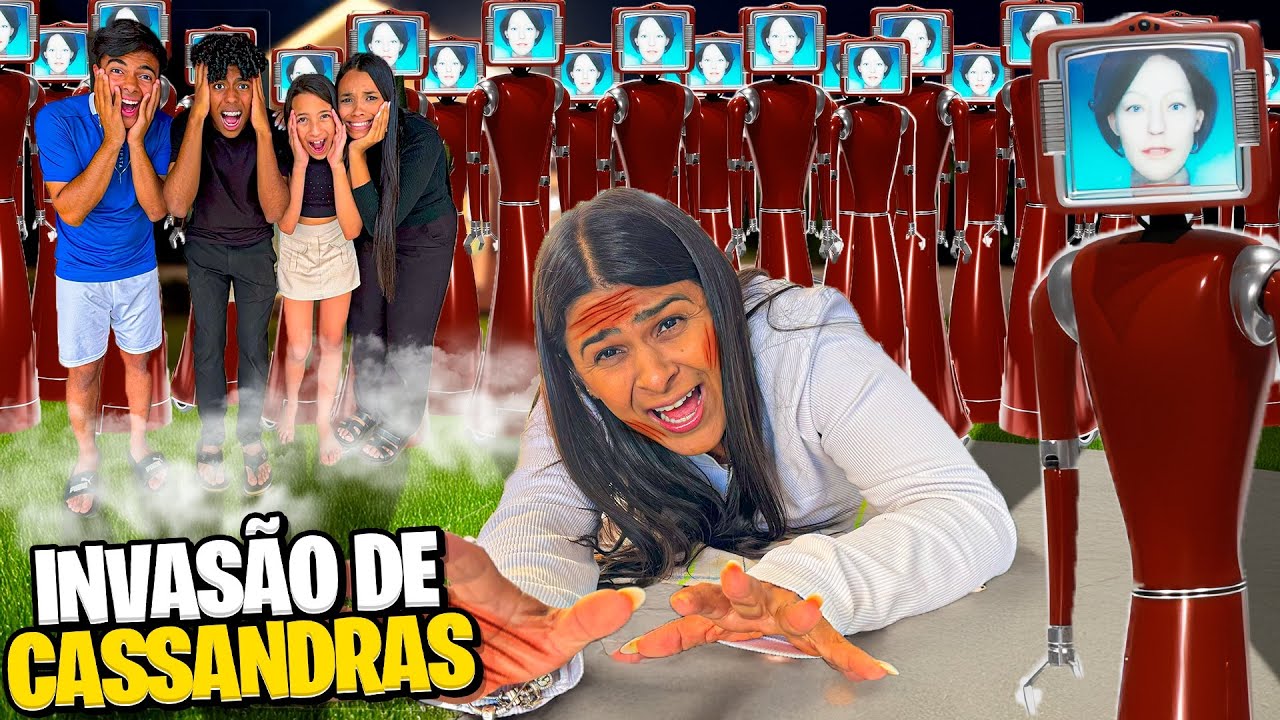 INVASÃO DAS CASSANDRAS! NOSSA FAMÍLIA ESTÁ EM PERIGO! ESTEVAO|GABRIEL