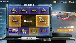 Buying Double Legendary Cordite Zero G & BK57 Space Race by Completing the GALACTIC DUO Draw in CODM