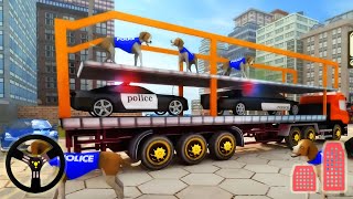 US Police Multi Level Car - Rescue Transporter Truck 2020 | Android Gameplay screenshot 2