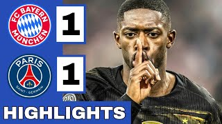 🔵Bayern Munich vs PSG (1-1) Extended HIGHLIGHTS | UEFA Champions League Semi-Finals