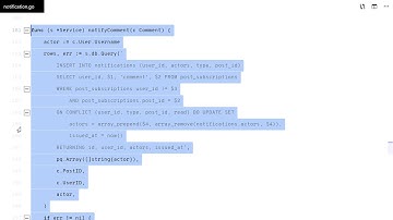 14 Building a Social Network with Golang: Mentions