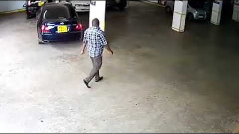 Man caught on CCTV footage stealing a laptop in Westlands  Nairobi Kenya (1)