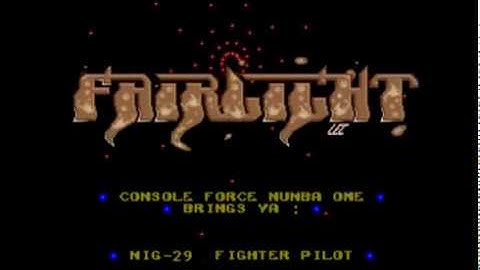 FairLight Mig 29 (Megadrive crack intro)