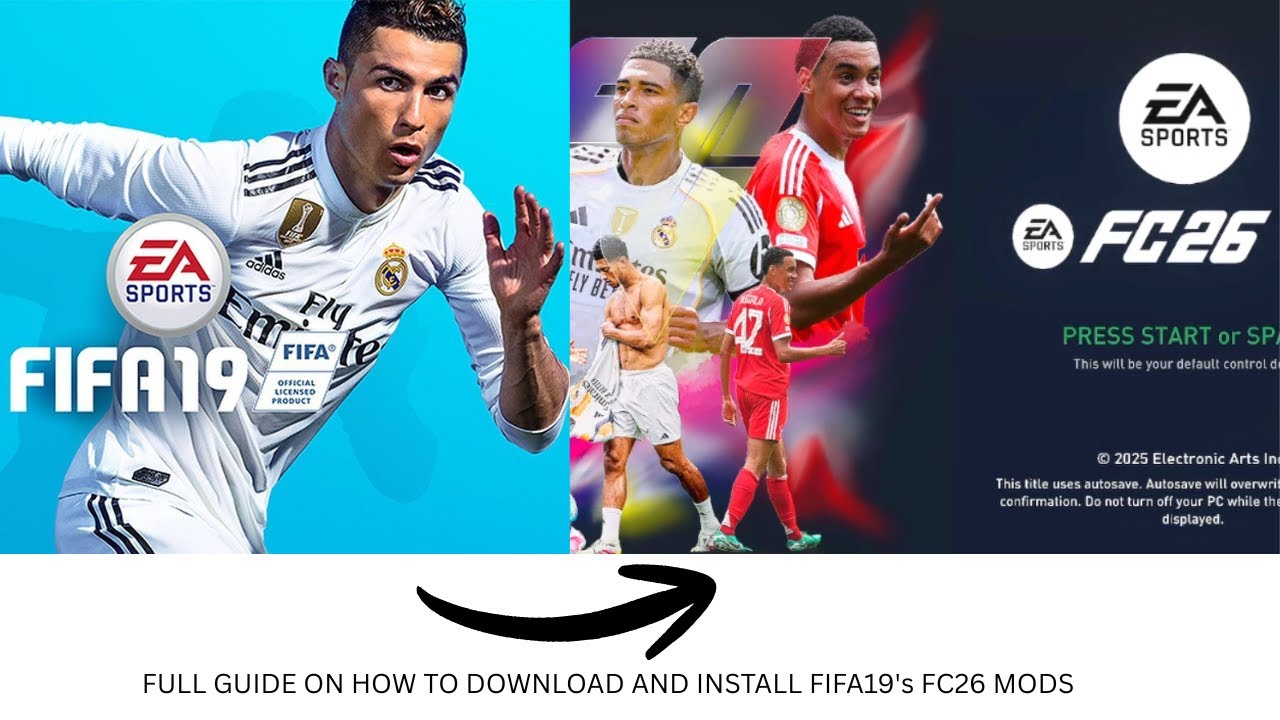 КАК Я ПРЕВРАТИЛ FIFA 19 В EAFC 26 (ПОЛНОЕ РУКОВОДСТВО)