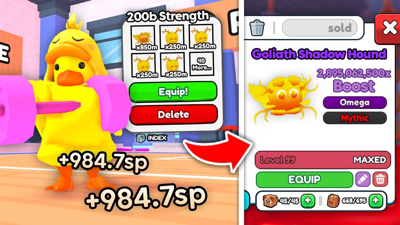 I Got The New STRONGEST FREE To Play Pet in Arm Wrestling Simulator!