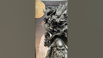 Đạt Ma Sư Tổ Hàng Long Phục Lân #tuonggonguyenhong #tượng_phong_thuỷ #điêukhắcgỗ #phật #woodworking