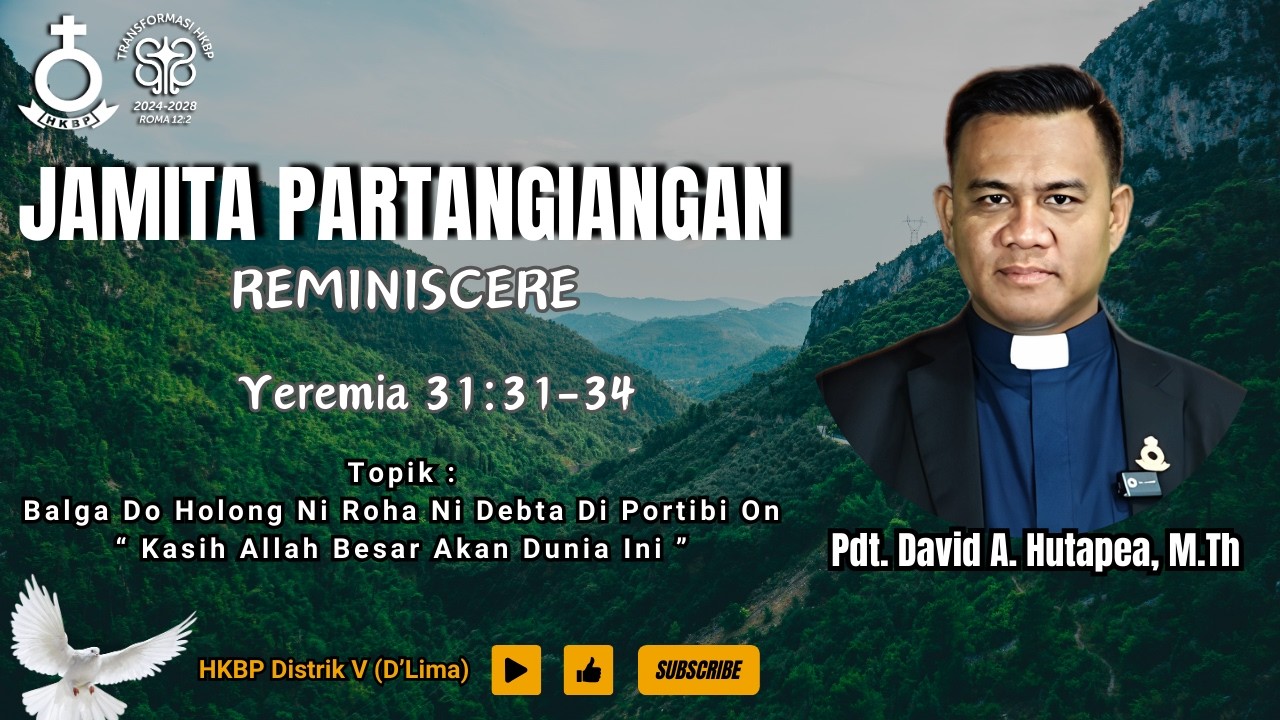 Jamita Partangiangan | Yeremia 31:31-34