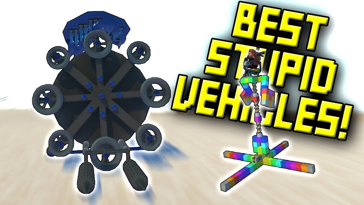 STUPIDEST VEHICLES YOU MADE! [Results] - Scrap Mechanic Gameplay