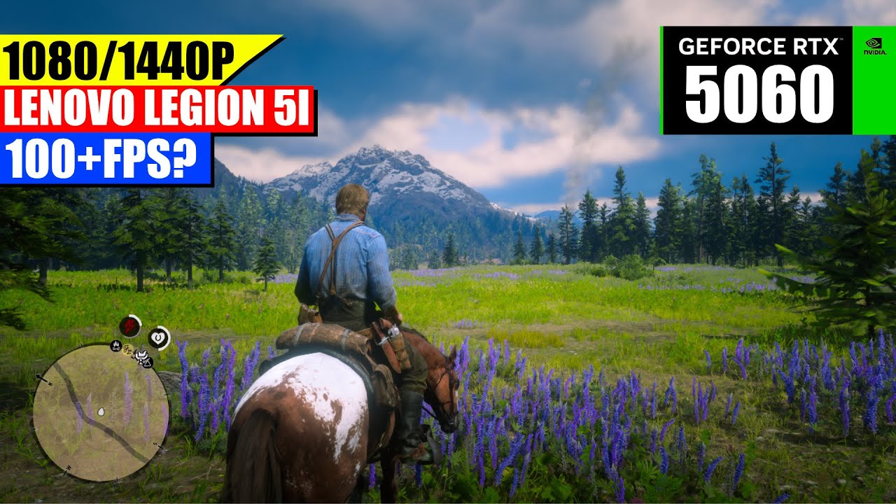 Lenovo Legion 5 (RTX 5060) | Red Dead Redemption 2 Performance Test | 1440p vs 1080p