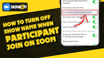 How to turn off show name when participants join on zoom 2024 | Skill Wave