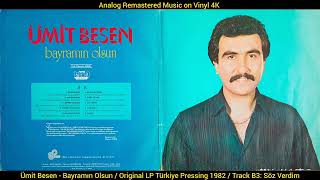 Ümit Besen / Selami Şahin Yönetiminde - Söz Verdim (Original Lp Song Analog Remastered 1982) 4K