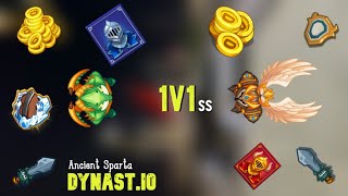 Dynast.io Gameplay: 1 на 1 на жалах +11сс / 1v1 spiderstings  +11ss #1