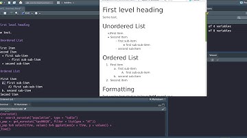 R-Markdown - Text