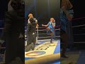 じゅんいちダビッドソンさんと木村萌那選手の板割り💥#k1wgp #k1 #k1max
