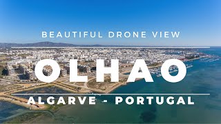 Olhao (Olhão) Algarve Portugal - Drone Footage