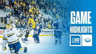 Penn State at Michigan | Highlights | Big Ten Hockey | 02/01/2025