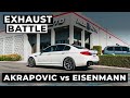 BMW F90 M5 Competition | AKRAPOVIC vs EISENMANN (Exhaust Battle)