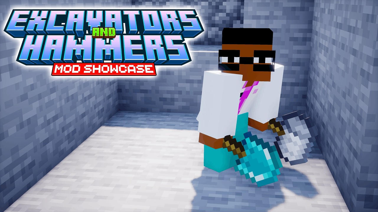 Minecraft: Excavators and Hammers Mod | Minecraft Mod Showcase