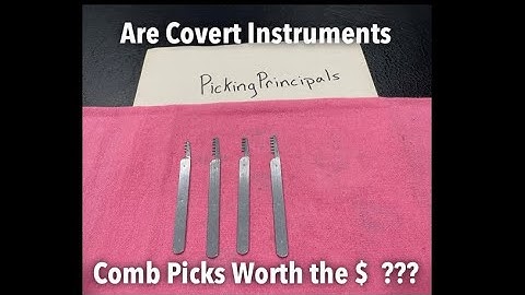 [100] Covert Instruments Comb Picks Reviewed
