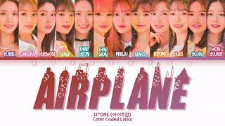 Izone 아이즈원 - Airplane Lyrics Hanromengcolor Codedlyrics가사 Bingsoosh