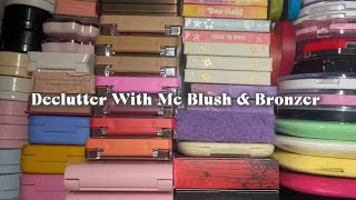 MASSIVE BLUSH AND BRONZER DECLUTTER | beauty_by_say 