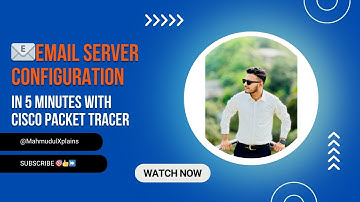 Email Server Configuration in Cisco Packet Tracer | Complete Setup in 5 Minutes