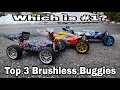 Top 3 brushless rc buggies wltoys 124017 wltoys 144010 wltoys 184016