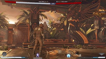 Injustice 2 Sub Zero to Level 20 Get New Ability Ice Port