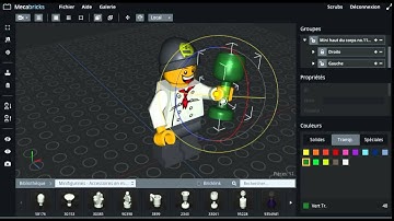 How to build a LEGO Minifig with Mecabricks
