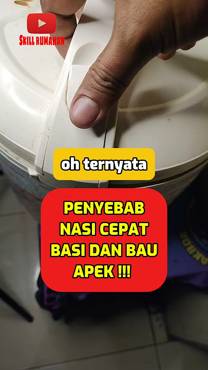 Penyebab nasi cepat basi ‼️