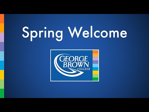 GEORGE BROWN COLLEGE videosu 1