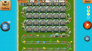 Train Line Maze | Train Game | Android Gameplay #0003016