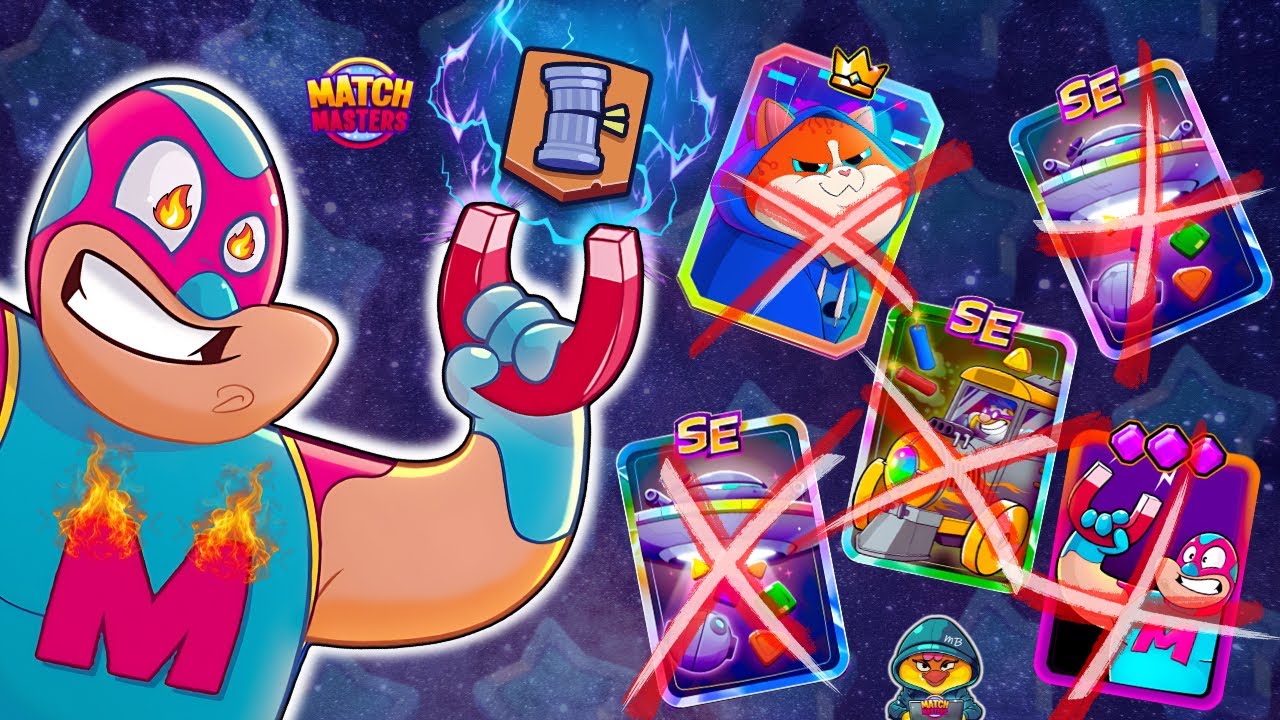 DIAMOND EL MAGNETO PUNISH PREMIUM BOOSTERS | Match Masters Crazy Columns + Super Sized