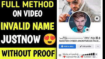 Create Facebook Invalid Name 2022 | How To Create Facebook Invalid Name Account | Fb Name 2022