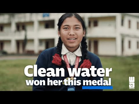 How clean water helped Anju win her first medal