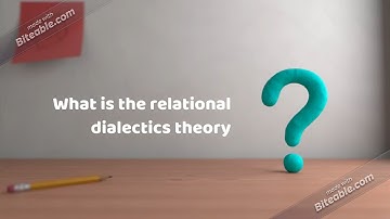 Relational Dialectics Theory